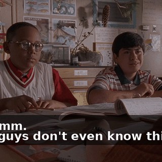 - Mm-mm. - You guys don't even know this girl.