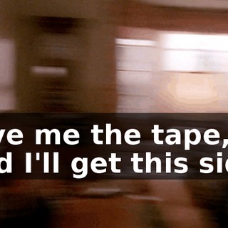 Give me the tape, and I'll get this side.