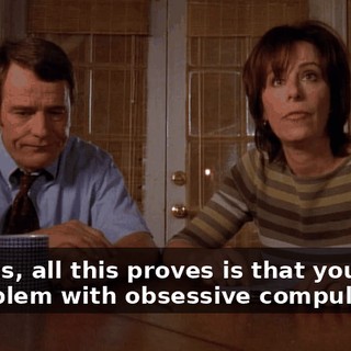 Francis, all this proves is that you have a problem with obsessive compulsion.