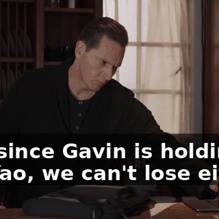 But since Gavin is holding off Yao, we can't lose either.