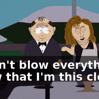 I can't blow everything now that I'm this close.