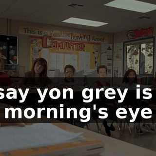 I'll say yon grey is not the morning's eye