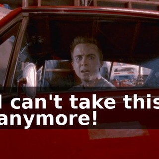 I can't take this anymore!