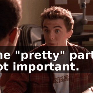 The "pretty" part's not important.