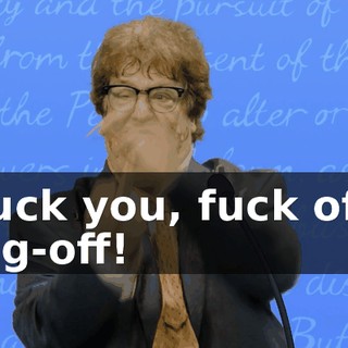 Fuck you, fuck off, jag-off!