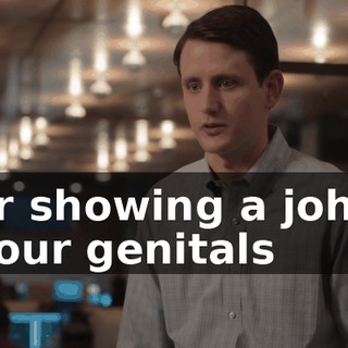 or showing a john your genitals