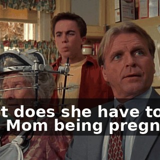 What does she have to do with Mom being pregnant?