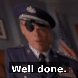 Well done.
