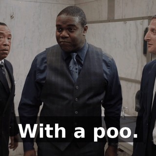With a poo.