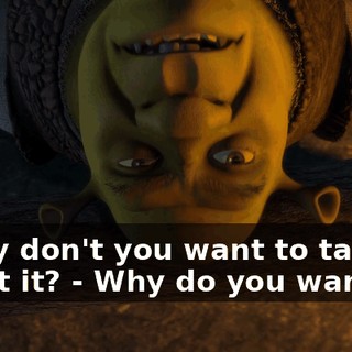 - Why don't you want to talk about it? - Why do you want to?