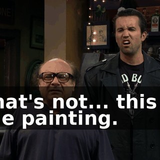 That's not... this is the painting.
