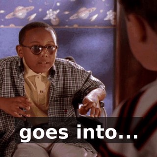 goes into...