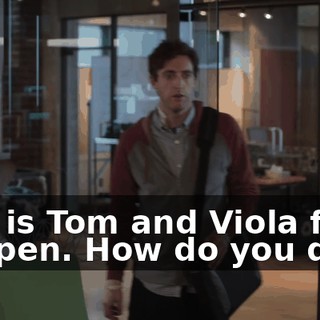 this is Tom and Viola from Seppen. How do you do?