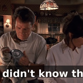 He didn't know that!