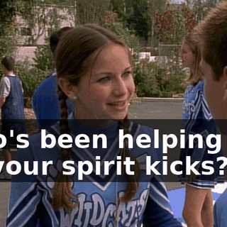 Who's been helping you on your spirit kicks?