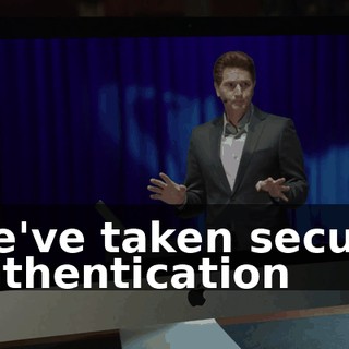 We've taken secure authentication