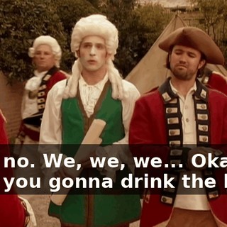 - Oh, no. We, we, we... Okay. - Are you gonna drink the beer?