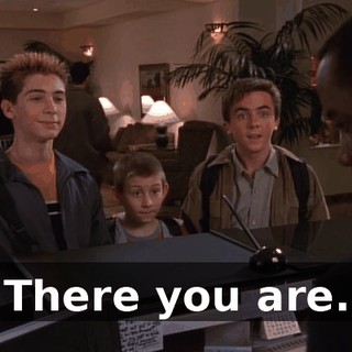 There you are.