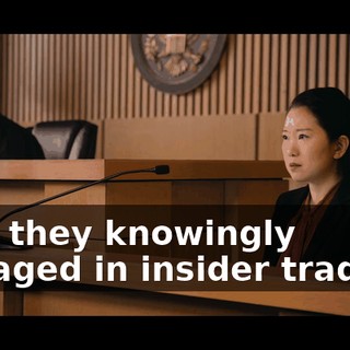 that they knowingly engaged in insider trading.