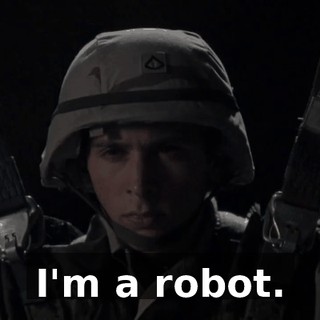 I'm a robot.