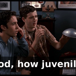 God, how juvenile.
