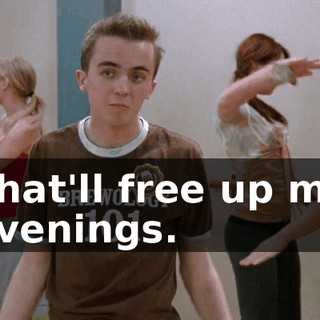 That'll free up my evenings.