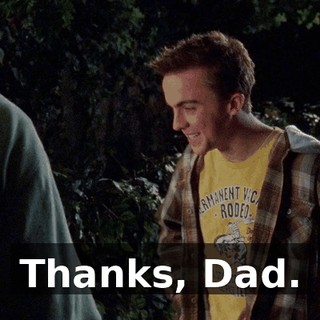 Thanks, Dad.