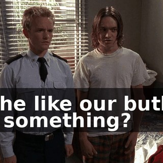 Is he like our butler or something?