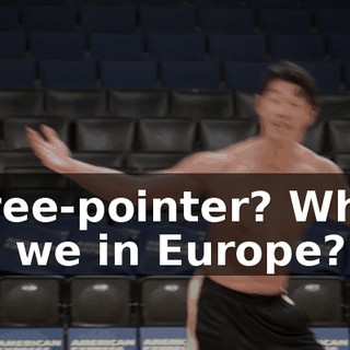 Three-pointer? What, are we in Europe?
