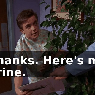 Thanks. Here's my urine.