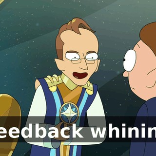 [ Feedback whining ]