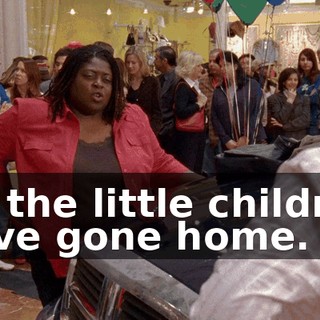 All the little children have gone home.