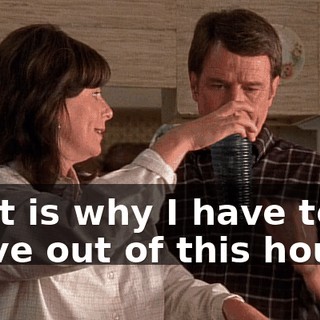 That is why I have to move out of this house.