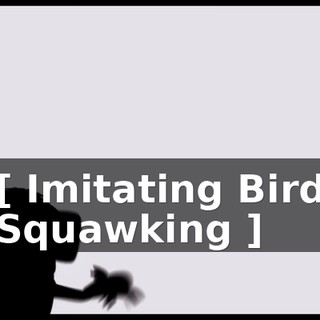 [ Imitating Bird Squawking ]