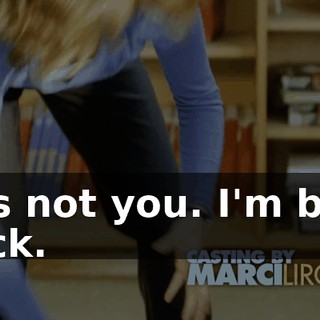 It's not you. I'm bad luck.