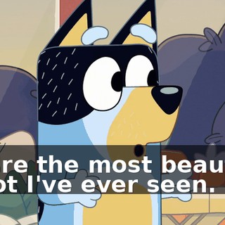 You're the most beautiful robot I've ever seen.