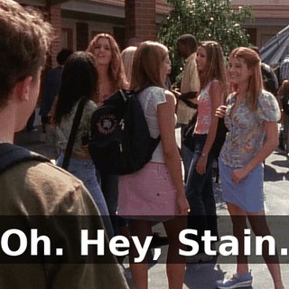 Oh. Hey, Stain.
