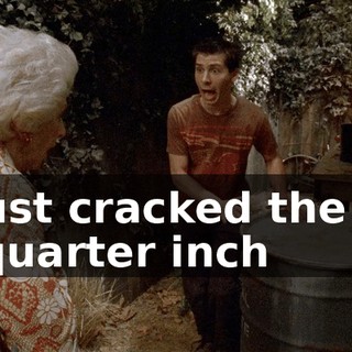 I just cracked the lid a quarter inch