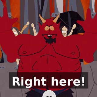 Right here!