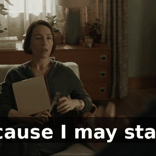Because I may start--