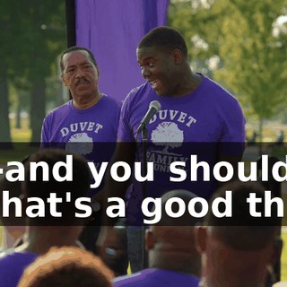 So--and you shouldn't, so that's a good thing.