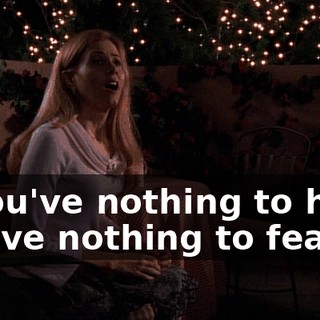 If you've nothing to hide, you've nothing to fear!
