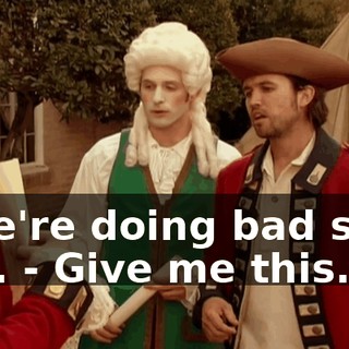 - We're doing bad stuff to... - Give me this.
