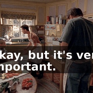 Okay, but it's very important.