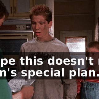 I hope this doesn't ruin Mom's special plan.