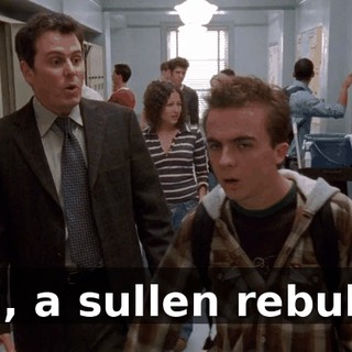 Oh, a sullen rebuke.