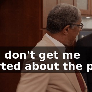 And don't get me started about the piss!