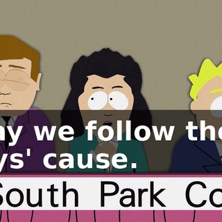 I say we follow these boys' cause.