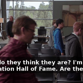 Fuck do they think they are? I'm in the Innovation Hall of Fame. Are they?