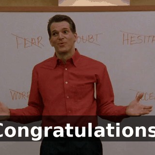 Congratulations.